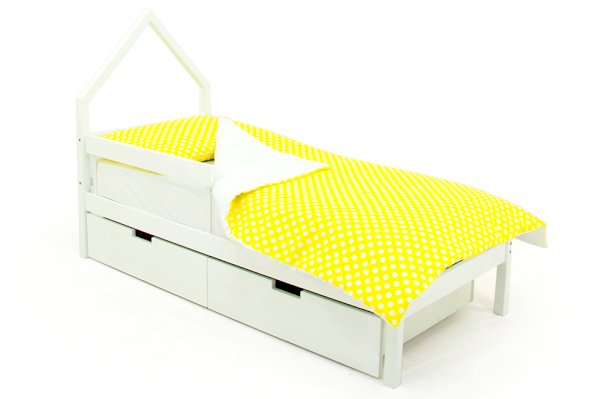 Детская кровать-домик мини Svogen цвет белый (Бельмарко)